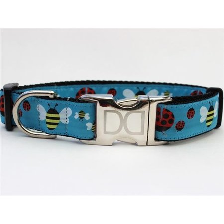 DIVA DOGS Lady Bugs and Bumble Bees Dog Collar XL UBS171